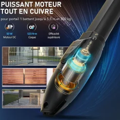 Motorisation Portail Battant 220V/24V Double Bras pour 1 Vantail Jusqu'à 300KG 5,5M avec 2 Télécommandes Moteur DC^Nature Pro Online