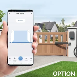 Motorisation pour portail à battants - Moteur à vérins - Teha-SE - - 114176-Avidsen