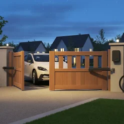 Motorisation pour portail à battants - Moteur à vérins - Teha-SE - - 114176-Avidsen