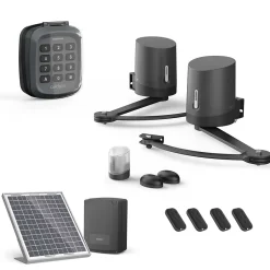 Motorisation Solaire pour portail à battants ORANE510 + Digicode + 2 télécommandes supplémentaires (4 en tout)^Avidsen Discount