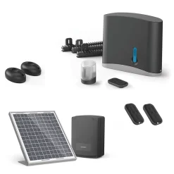 Motorisation solaire pour portail coulissant Zenia SE + 2 télécommandes supplémantaires (3 en tout) -^Avidsen Discount