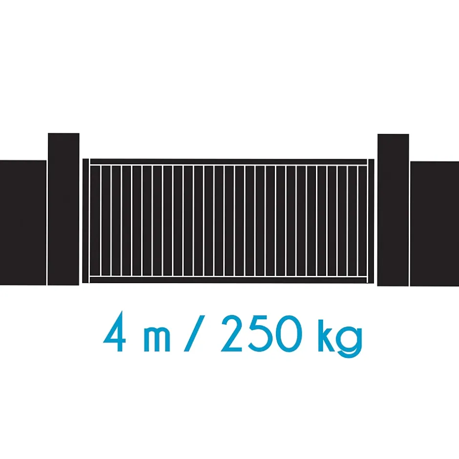 Motorisation solaire pour portail coulissant Zenia SE + 2 télécommandes supplémantaires (3 en tout) -^Avidsen Discount