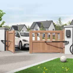 Motorisation télescopique solaire pour portail à battants - Styrka 310-Avidsen Online