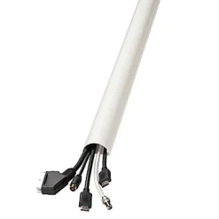 Moulure décorative demi-circulaire 50x25 mm blanche 1,5 m-D-Line Sale