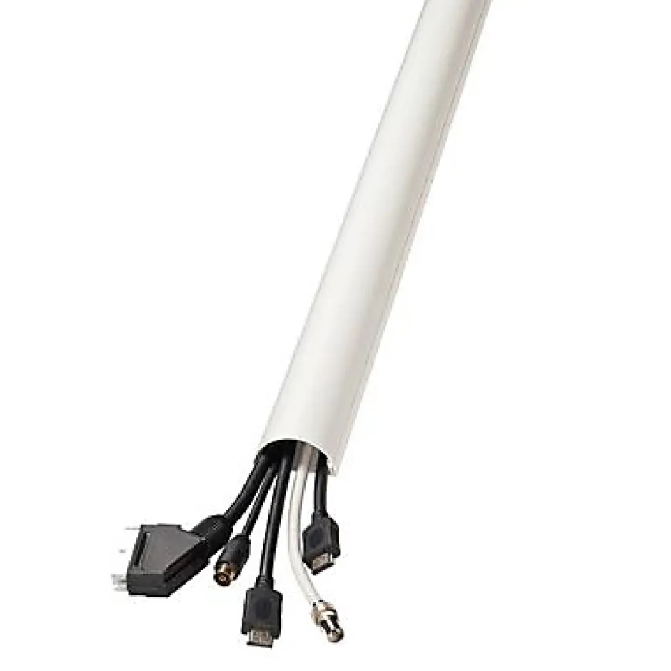 Moulure décorative demi-circulaire 50x25 mm blanche 1,5 m-D-Line Sale