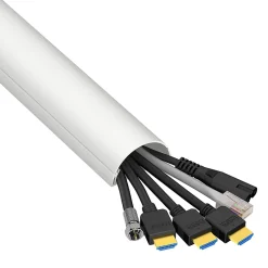 Moulure décorative demi-circulaire 50x25 mm blanche 1,5 m-D-Line Sale