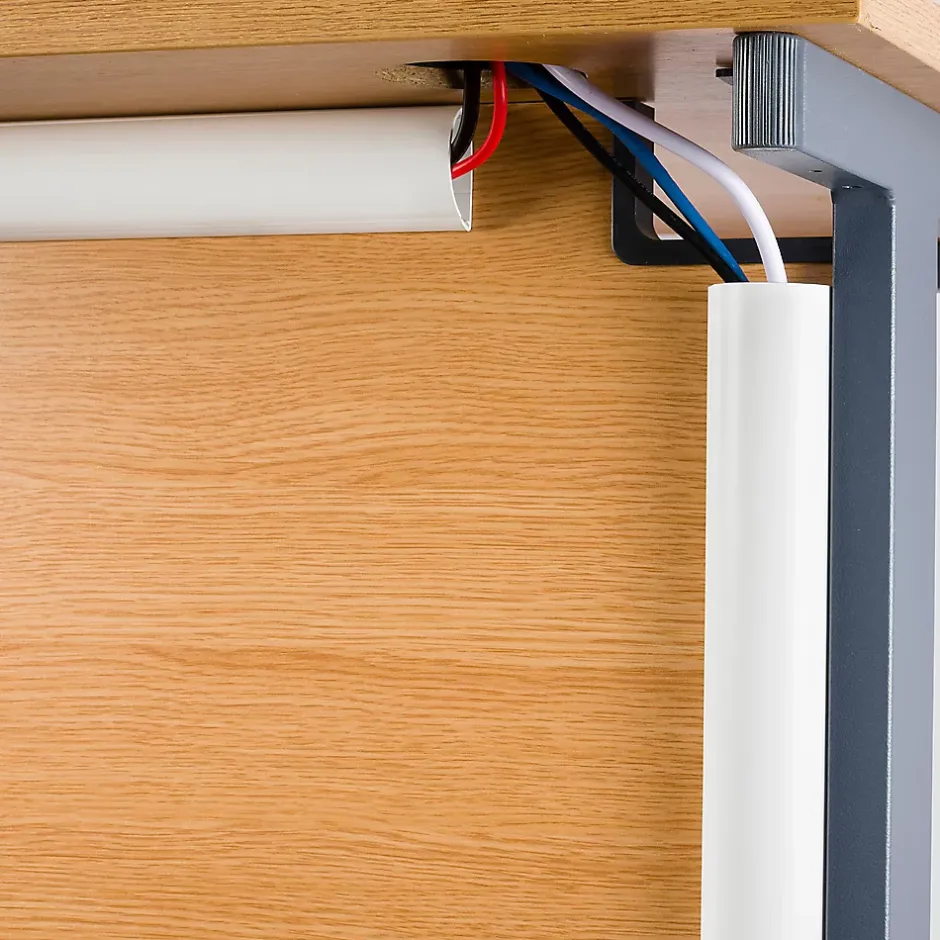 Moulure décorative demi-circulaire 50x25 mm blanche 1,5 m-D-Line Sale