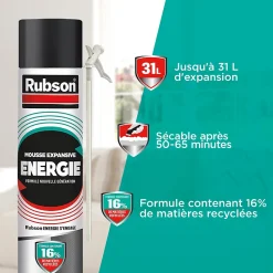 Mousse expansive energie 750ml^Rubson Best