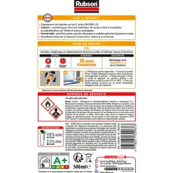 Mousse expansive Feu B2 aérosol 500ml-Rubson New