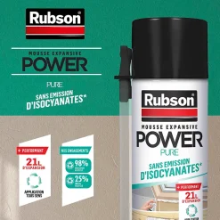 Mousse Expansive Power Pure Aérosol, 21L-Rubson Best