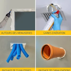 Mousse expansive boom 128 tout en un 250ml-Sika Online