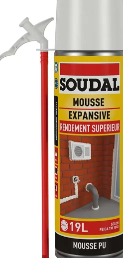 Mousse expansive jaune rendement supérieur 500ml^Soudal