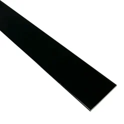 Méplat alu (24mm x 1,45mm x 1950 mm, Laqué noir)-Homewell New