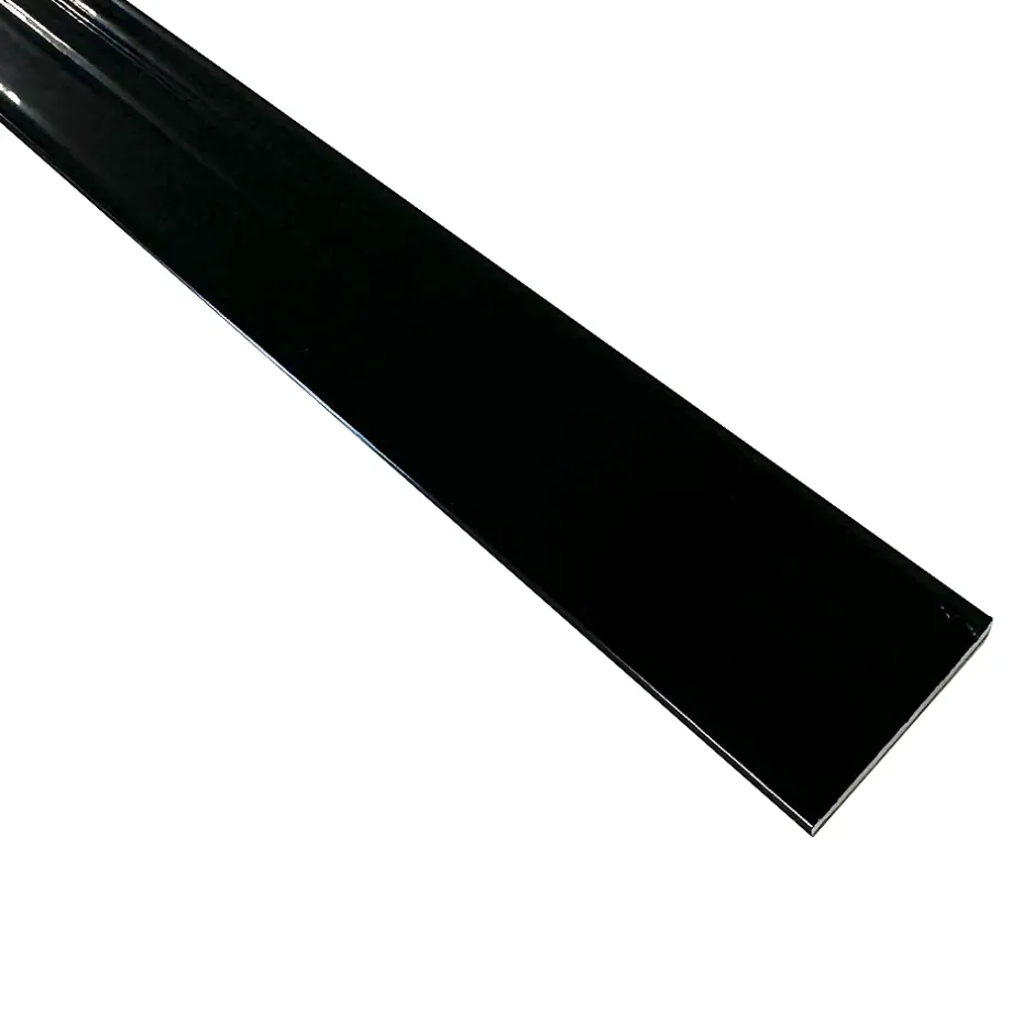 Méplat alu (24mm x 1,45mm x 1950 mm, Laqué noir)-Homewell New