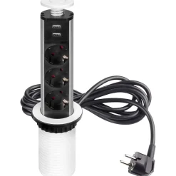 Multiconnecteur élévateur Vertikal 60 mm^Emuca Discount