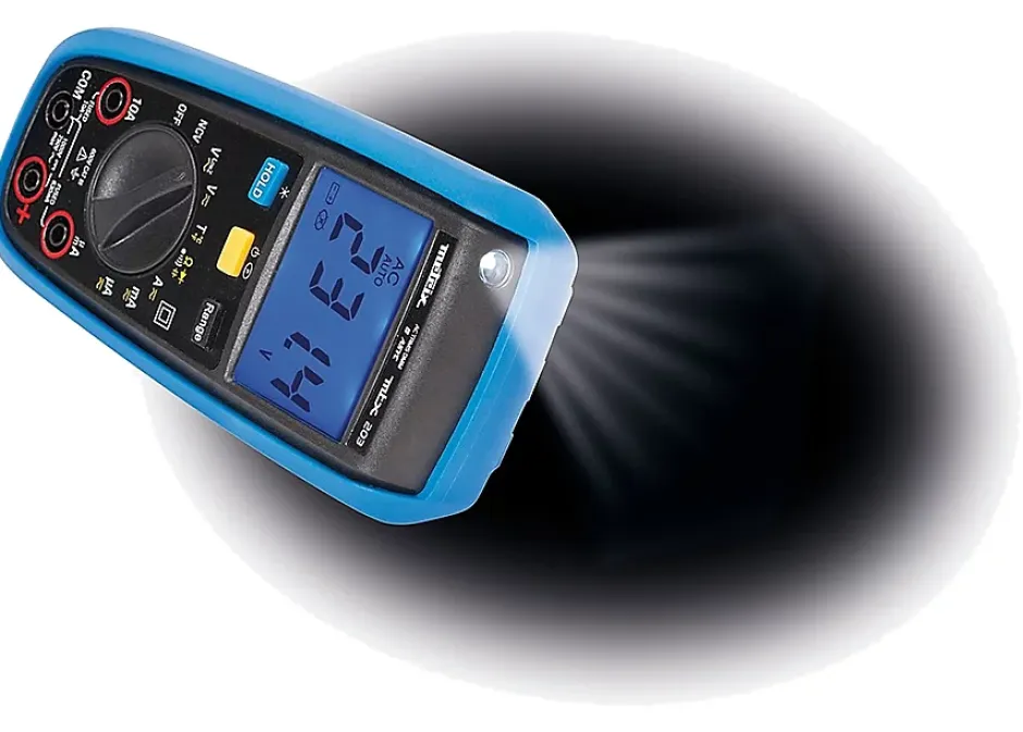 Multimètre numérique MTX 203-Z , 600 V CAT III, IP54, rétro-éclairage bleu-Chauvin Arnoux Outlet