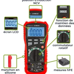 Multimètre numérique robuste^Velleman Online