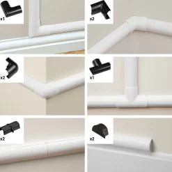 Multi-Pack d'accessoires pour goulotte noire 30x15mm-D-Line