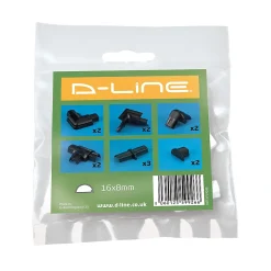 Multi-pack d'accessoires pour goulotte noire 30 x 15 mm^D-Line Sale