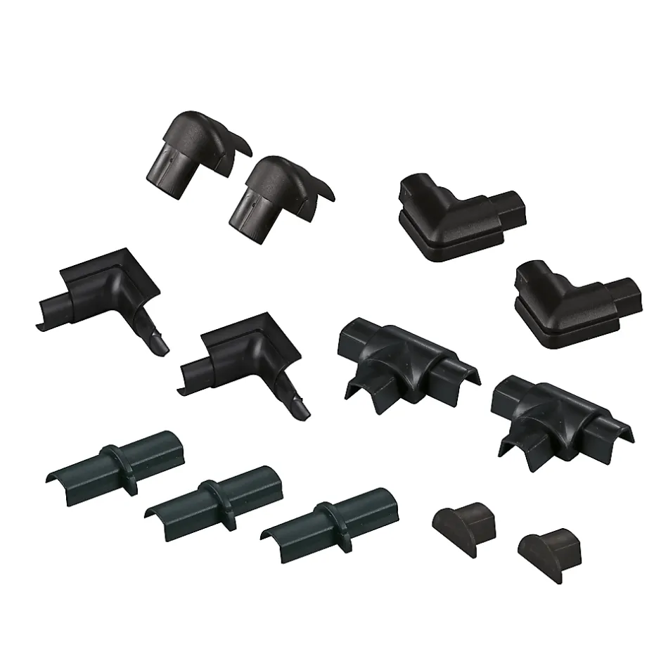 Multi-pack d'accessoires pour goulotte noire 30 x 15 mm^D-Line Sale