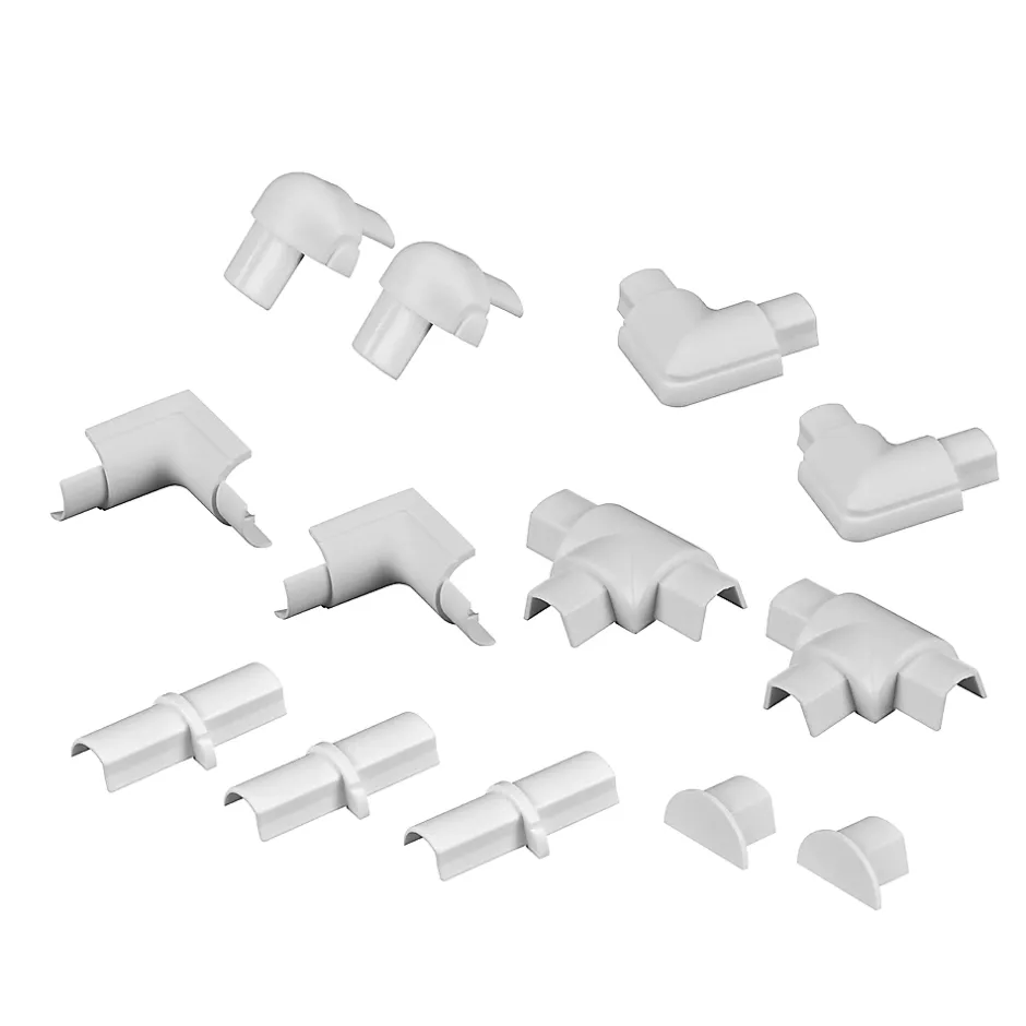 Multi-pack d'accessoires pour goulotte blanche 16 x 8 mm^D-Line Clearance
