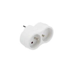 Multiprise 2 prises 16A blanc Homepower- Clearance
