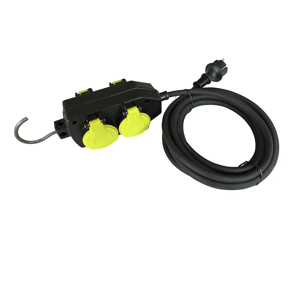 Multiprise 4 prises étanche 5m-Diall Clearance