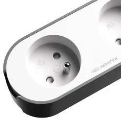 Multiprise 6 prises 1.5 m blanche^Jacobsen