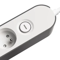 Multiprise 4 prises 1.5 m blanche^Jacobsen Outlet