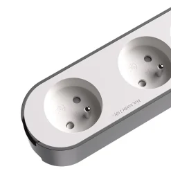 Multiprise 6 prises blanche à câbler-Jacobsen Clearance