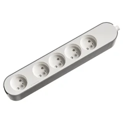 Multiprise 5 prises blanche à câbler-Jacobsen Sale