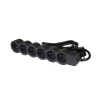 Multiprise 6 prises noir et gris 1.5 m^Legrand Discount