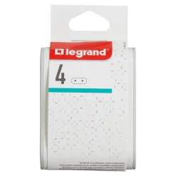 Multiprise 4 prises 2P blanc et gris^Legrand Discount