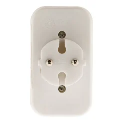 Multiprise 4 prises pour façade 4x6A - Blanc --Zenitech Discount