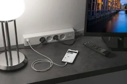 Multiprise connectée Wi-Fi 4 prises 220V + 4 USB 1.8m-Konyks Online