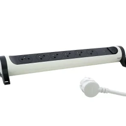Multiprise parafoudre 6 prises blanc et gris 1.5 m-Legrand Clearance