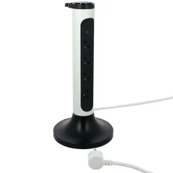 Multiprise parafoudre 4 prises blanc et gris 2 m-Legrand Best