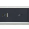 Multiprise parafoudre 3 prises + + 2 chargeurs USB-A et C blanc et gris 1.5 m^Legrand Discount