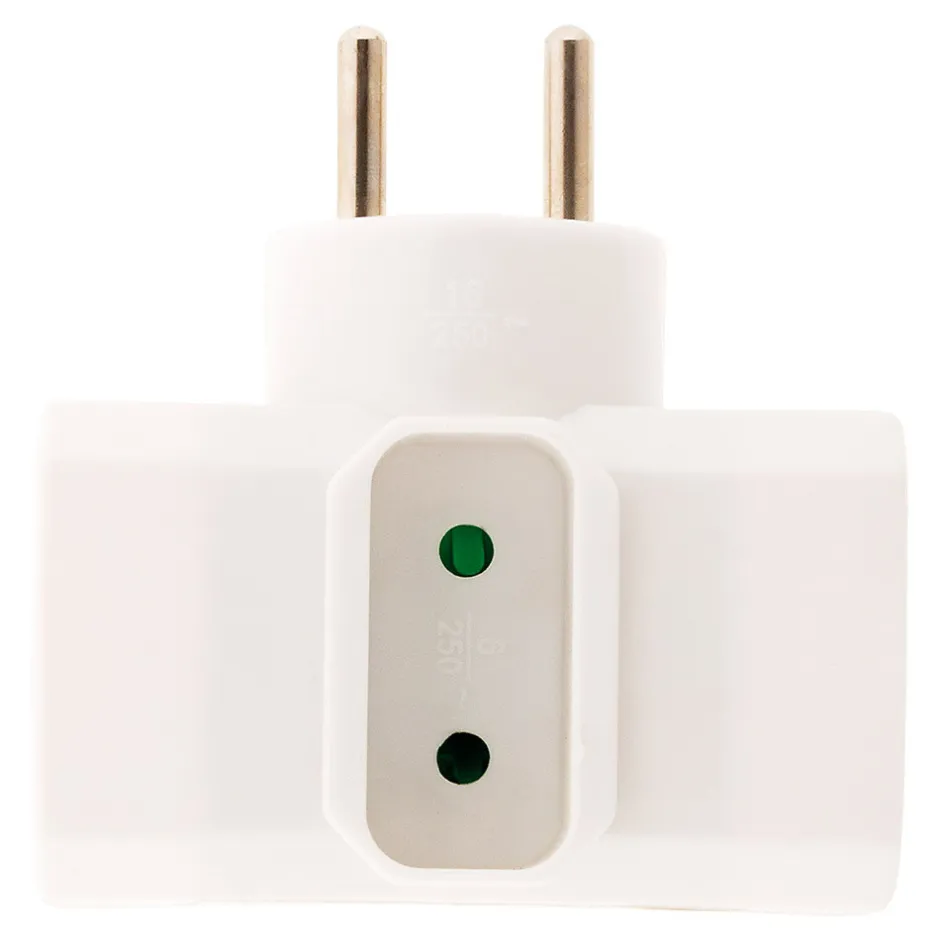 Multiprise triplite 2x16A + 1x6A latérale -^Zenitech Discount