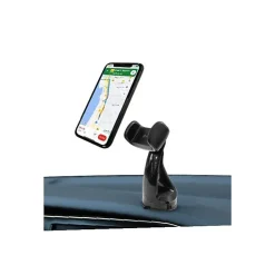 Support Voiture pour Smartphones Rotatif à 360 Pince Extensible à 80mm Noir^Muvit Clearance