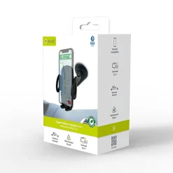 Support Voiture Universel 2 en 1 avec Pince Extensible à 92mm Noir-Muvit Best