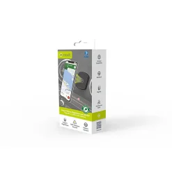 Support Voiture Universel Magnétique avec Deux Plaques Adhésives Noir-Muvit Discount