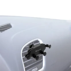 Support Voiture Universel Gravity Rotatif à 360 Fixation sur Grille d'aération Noir^Muvit Hot