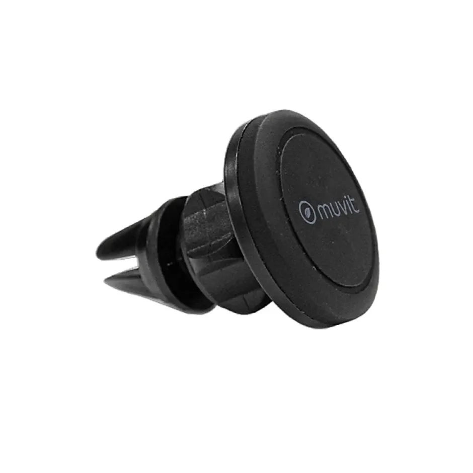 Support Voiture Universel Magnétique en Plastique avec Rotule Pivotable à 360 Noir^Muvit New