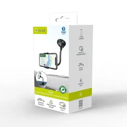 Support Voiture Universel Flex Rotatif à 360 avec Pince Extensible à 100mm Noir-Muvit