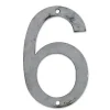 N° de maison - marquage 6 - en acier - couleur gris - à visser - hauteur 6 cm - CPAP6^Chapuis Sale