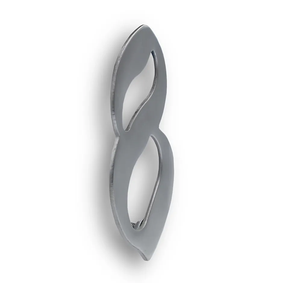 N° de maison - marquage 8 - en acier inoxydable - couleur gris - à visser - hauteur 10 cm - Chapuis CIXA8^Jean Chapuis Ets Online