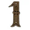 N° de maison - marquage 1 - en fonte - couleur marron - à visser - hauteur 12 cm - DB62-1^Chapuis Best