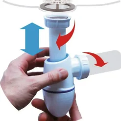 Siphon évier bi-matière BM552 0224286^Nicoll Discount