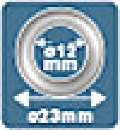 Oeillets de renfort 12 x 23 mm^Rapid Online